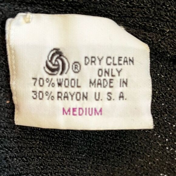 RARE Vintage St. John Knit Duster - 80s/90s Art Deco Geometric Statement Sweater - Picture 5 of 8